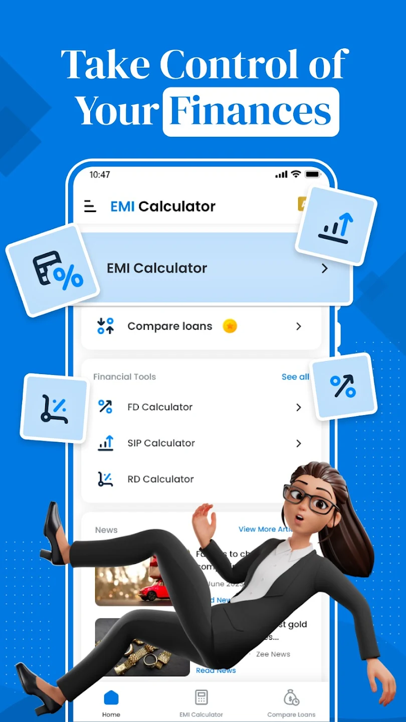 Loan EMI Calculator & Mortgage